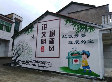 瑞安墙绘是现在流行的墙体广告