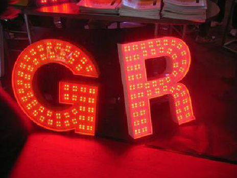 瑞安LED发光字常见的安装误区。